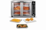 Gourmia FryForce 360 Air Fryer Oven with French Doors for $80.00