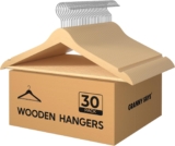 30-Pack Granny Says Wooden Hangers for $18 with Promo Code