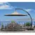 Greenvines 11′ 360-Degree Patio Offset Cantilever Umbrella with Base for $154.99