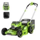 Greenworks 60V 21-in Self-Propelled Lawn Mower Kit with Battery & Charger – $398.00 ($150 Off)