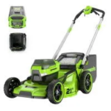 Greenworks 60V 21″ Self-Propelled Lawn Mower w/ 8Ah Battery & Rapid Charger – $398 (Save $150)