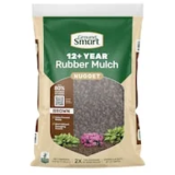 GroundSmart 12+ Year Brown Rubber Mulch Nuggets for $5.00