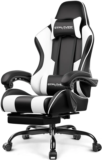 GTPlayer Height Adjustable Gaming Chair with Footrest for $85.22