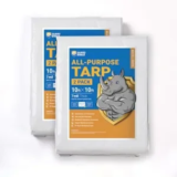 2-Pack Guard Shield 10′ x 10′ Medium Duty Poly Tarps for $14