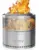 GVDV 18″ Smokeless Collapsible Stainless Steel Fire Pit with Bag for $57