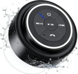HAISSKY Bluetooth Waterproof Shower Speaker with FM Radio for $13