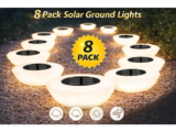 Hal Solar Ground Light 8-Pack Now Only $23.99