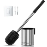 HAMITOR Toilet Bowl Brush Set Now Only $5.99