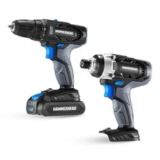 Hammerhead HCC2020 Cordless Drill & Impact Driver Set with 1.5Ah Battery – $73.44