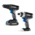 Cordless Rotary Hammer Drill SDS+ with 2x 19500mAh Batteries – $119.91