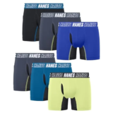 Hanes Boys’ Moves Anti-Chafe Boxer Briefs 6-Pack for $14.86