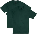 2-Pack Hanes Men’s Beefy-T Heavyweight Pocket T-Shirts for $11