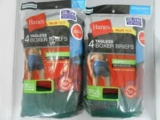 Hanes Men’s Tagless Boxer Briefs 8-Pack in Sizes 2XL and 3XL for $24.99
