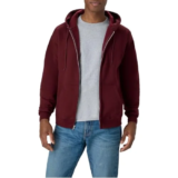 Hanes Men’s Ecosmart Full-Zip Fleece Hoodie for $9.10