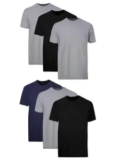 6-Pack Men’s Hanes Stay-Tucked Soft Cotton Undershirts for $18