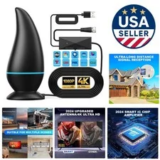 HDTV Indoor Antenna with Signal Booster, 4K Support – $40.79 ($67.99 Original)