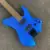 Headless Electric Guitar with Blue and White Ice Cracks for $149.52