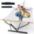 Heavy Duty Double Size Hammock with Metal Stand for $89.99