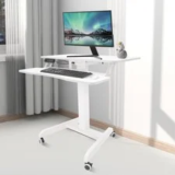 Height Adjustable Electric Podium Desk – $185.08