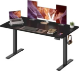 Height Adjustable Electric Standing Desk with Sedentary Reminder – Now $240.50