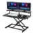 Black Height Adjustable 37″ Standing Desk Monitor Riser for $88.02