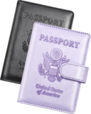 Herain RFID Blocking Passport Holder Wallet Case (2-Pack) for $5.99