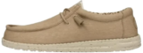 Hey Dude Men’s Wally Canvas Shoes in Deep Taupe for $19.49