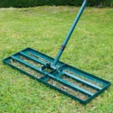 Hidalife 30″x10″ Heavy-Duty Lawn Leveling Rake with 78″ Adjustable Handle for $24.69