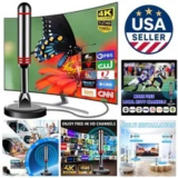 High-Performance Indoor TV Antenna – 180 Channels, 360° Coverage, Easy Install – $25.19