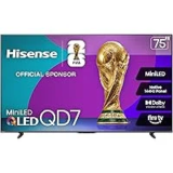 Hisense 75QD7QF 75-inch Mini-LED 4K UHD Smart Fire TV for $546.97