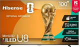 Hisense U8 Series 100″ Mini-LED ULED Smart TV for $2798
