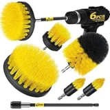 Holikme 6-Pack Drill Brush Scrubber Set for $7.99