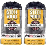 Homax Extra Fine Grade #000 Steel Wool – 12 Pads for $6.29