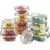24-Pack HOMBERKING Borosilicate Glass Food Storage Containers for $29.50