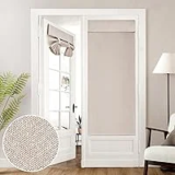 Homeideas 100% Linen Blackout French Door Curtains (26″x68″) – $14.44 ($19.99 Original)