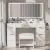 Homesflex 43-Inch Vanity Desk with Mirror and LED Lights for $171.43