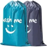 Homest 28″x40″ XL Wash Me Travel Laundry Bag (2-Pack) for $6.82