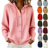 Women’s Hooded Cardigan Sweater – Now Only $4.99