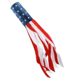 HOOSUN 40″ American Flag Windsock for $8.99