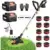 Hortihub 9000RPM Cordless Weed Wacker with 2x 4000mAh Batteries for $41.99