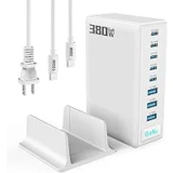 Hosowe 380W 8-Port USB Charging Station w/ 4x 100W PD USB-C Ports – $21.74 ($43.49 Orig.)
