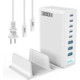 Hosowe 380W 8-Port USB Charging Station with 100W PD USB-C – $21.74 (50% Off)