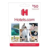 Hotels.com $50 Gift Card for $42.50 with Free Shipping