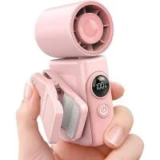 Hotsales 13500RPM 4-Speed USB Rechargeable Clip-on Fan (Pink) for $9.99
