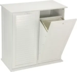 Household Essentials Tilt-out Laundry Sorter w/ Shutter Front (White) – $59