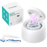 HouseSapp Ultrasonic Retainer Cleaner with 6 Cleaning Lights for $12