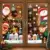 HSHFAMIIY 135-Piece Reusable Christmas Decor Stickers for $2.99