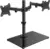 HUANUO Free Standing Dual Monitor Stand for 13-32 Inch Screens – Now $29.75