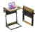 Huanuo Folding TV Tray Table in Rustic Brown for $35.99