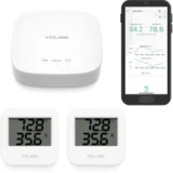 YoLink Smart Temperature & Humidity Monitor Kit with Hub & 2 Sensors – $40 (Was $70)